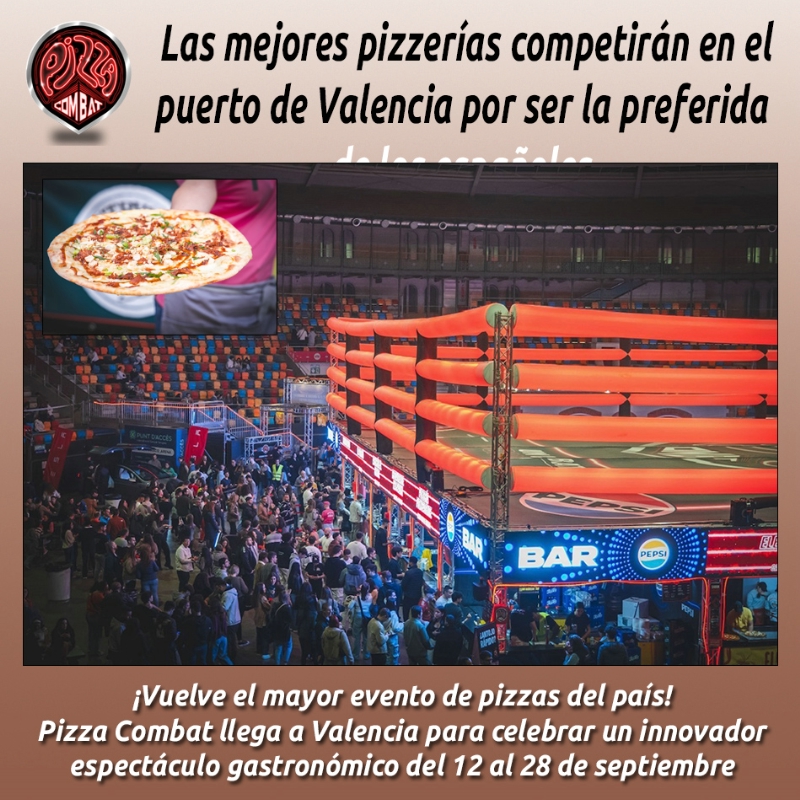 Las mejores pizzerías competirán en el puerto de Valencia por ser la preferida  de los españoles