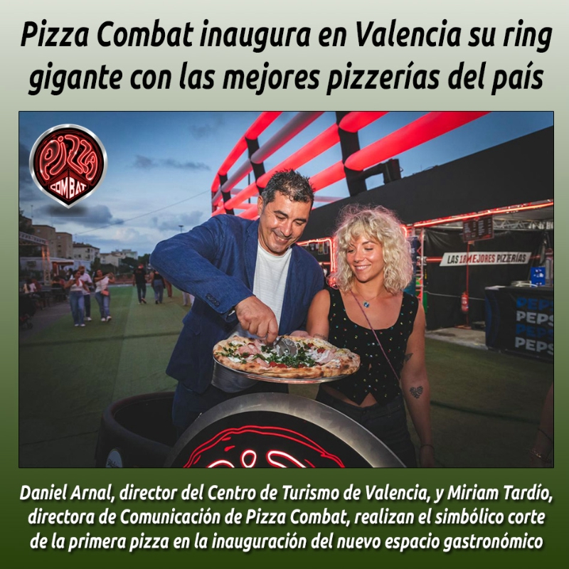 Pizza Combat inaugura en Valencia su ring gigante con las mejores pizzerías del país