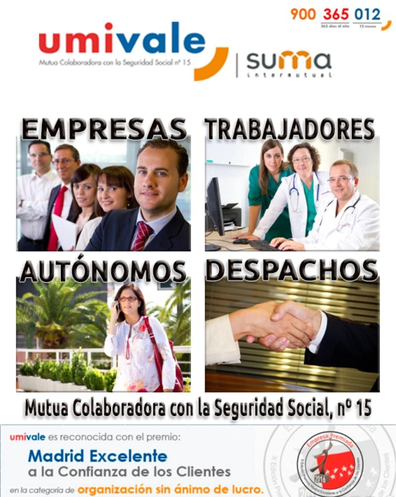 UMIVALE Mutua Colaboradora con la Seguridad Social, nº 15