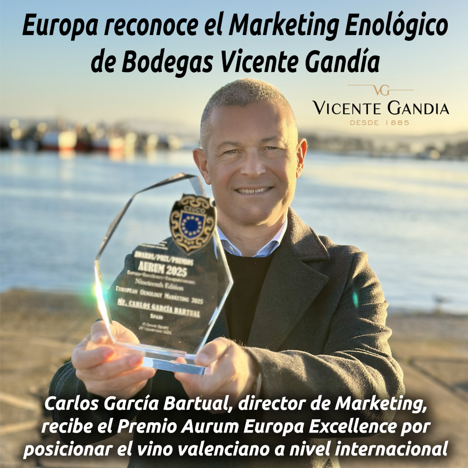 Europa reconoce el Marketing Enológico de Bodegas Vicente Gandía