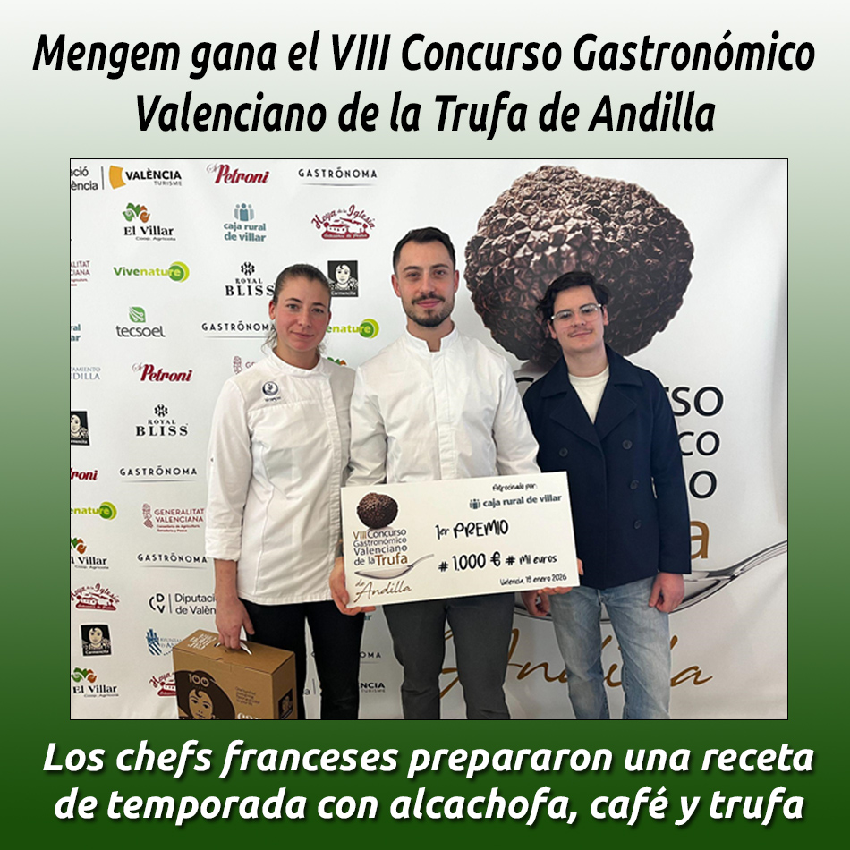 Mengem gana el VIII Concurso Gastronómico Valenciano de la Trufa de Andilla