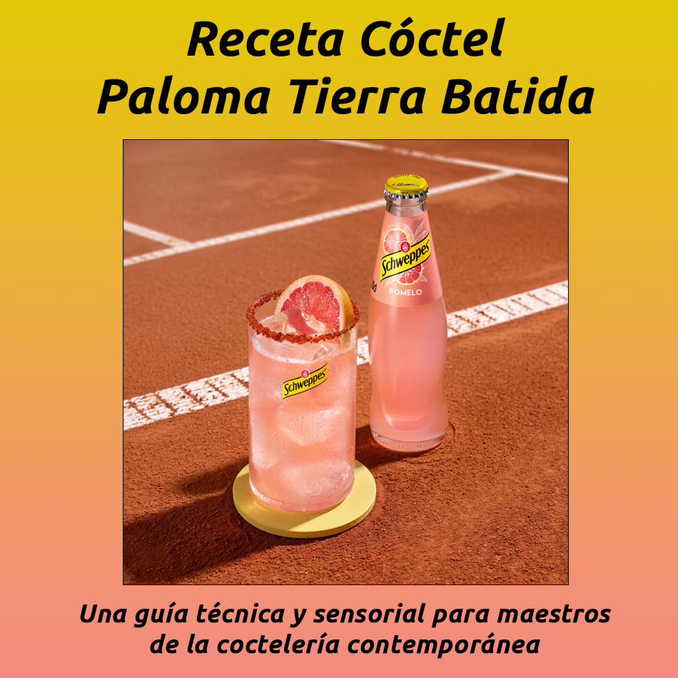 Receta Cóctel Paloma Tierra Batida