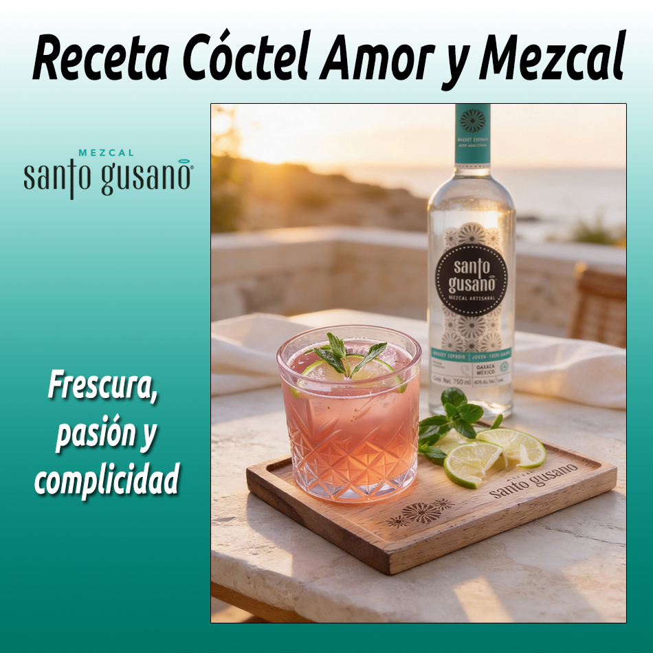 Receta Cóctel Amor y Mezcal