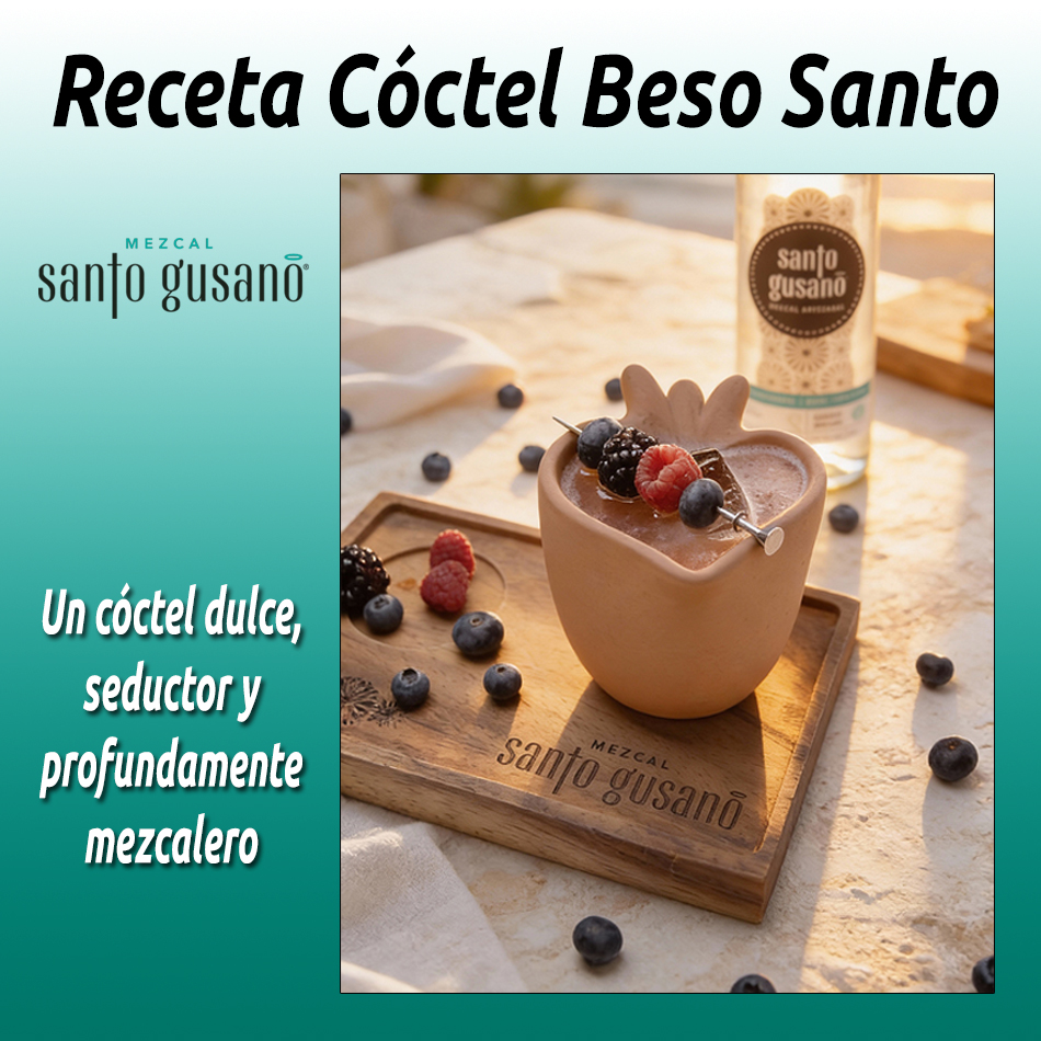 Receta Cóctel Beso Santo